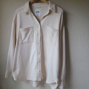 Aerie LumberJane Fleece Shirt Women's Size S